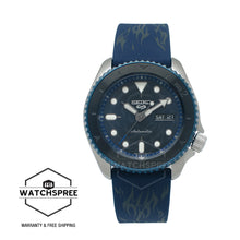 Load image into Gallery viewer, Seiko 5 Sports Automatic ONE PIECE Sabo Limited Edition Navy Blue Silicone Strap Watch SRPH71K1
