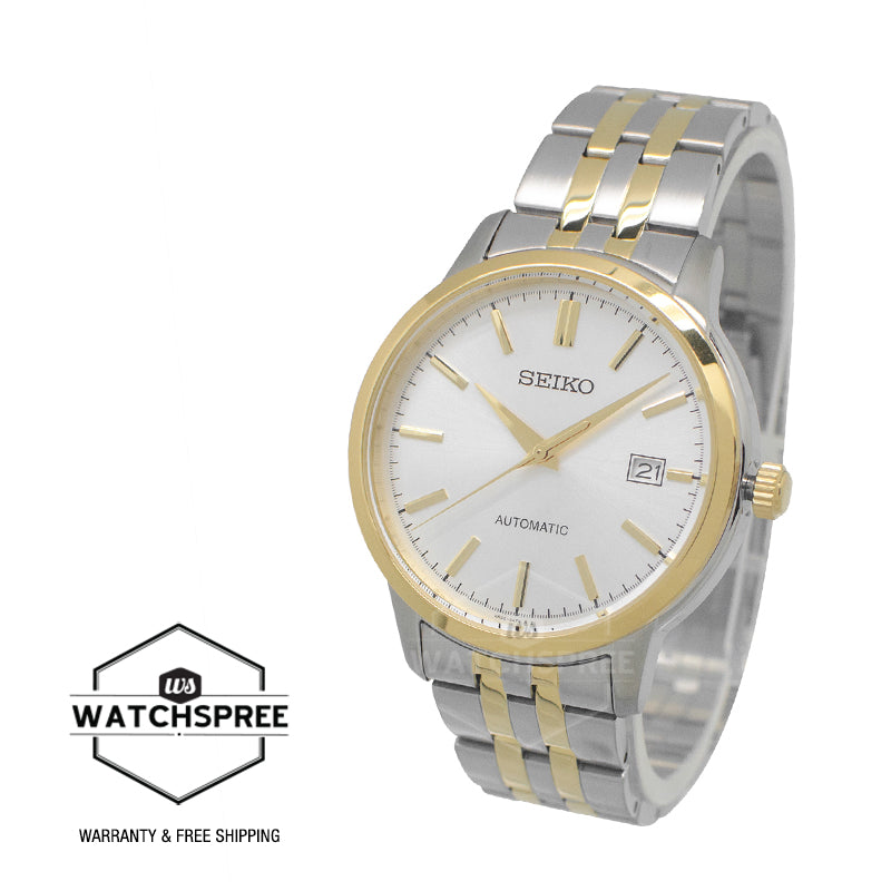 Seiko Automatic Two-Tone Stainless Steel Band Watch SRPH92K1