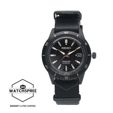 Seiko Presage (Japan Made) Automatic Black Leather Strap Watch SRPH95J1 (LOCAL BUYERS ONLY)
