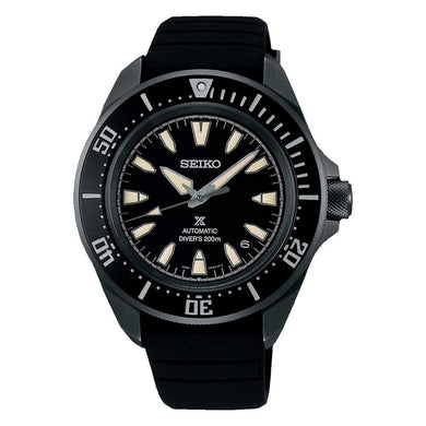 Seiko Prospex Automatic Diver's Black Silicone Band Watch SRPL15K1