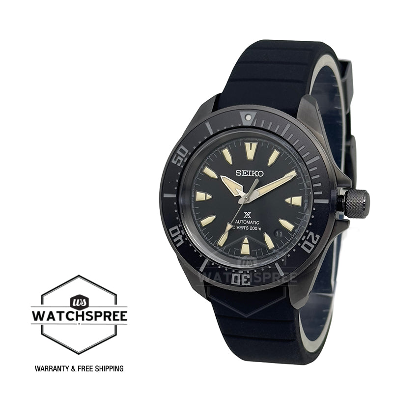 Seiko Prospex Automatic Diver's Black Silicone Band Watch SRPL15K1 (Local Buyers Only)