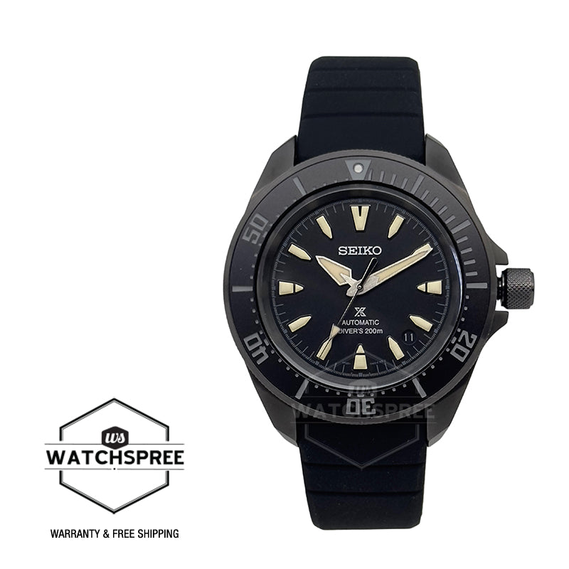 Seiko Prospex Automatic Diver's Black Silicone Band Watch SRPL15K1 (Local Buyers Only)