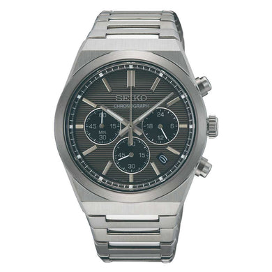 Seiko Chronograph Quartz Conceptual Stainless Steel Band Watch SSB455P1