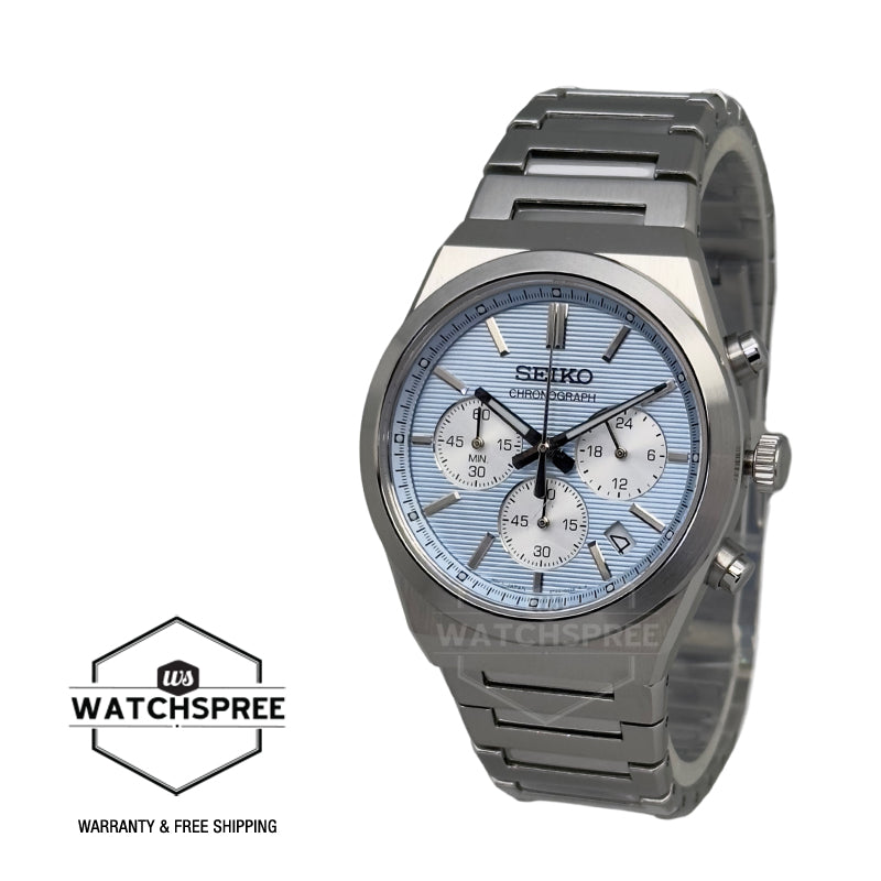 Seiko Chronograph Quartz Conceptual Stainless Steel Band Watch SSB459P1