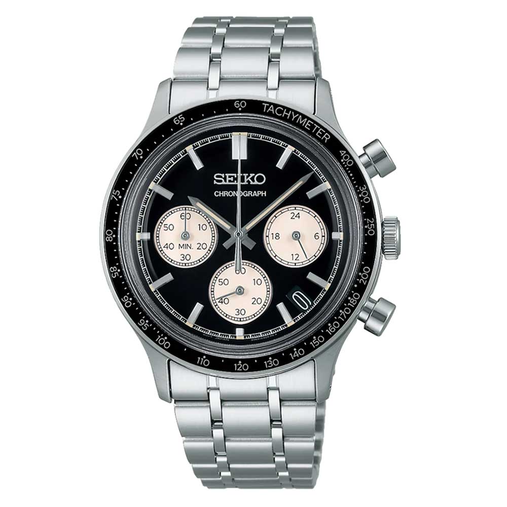 Seiko Chronograph Quartz Conceptual Stainless Steel Band Watch SSB479P1