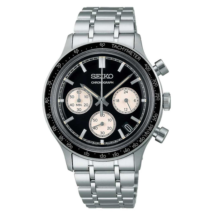 Seiko Chronograph Quartz Conceptual Stainless Steel Band Watch SSB479P1