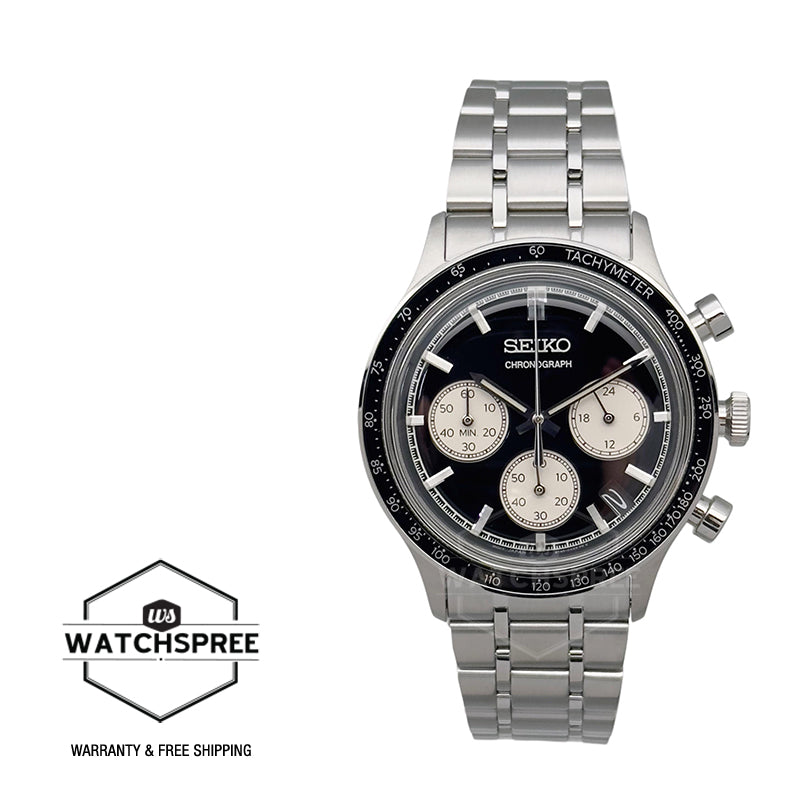 Seiko Chronograph Quartz Conceptual Stainless Steel Band Watch SSB479P1