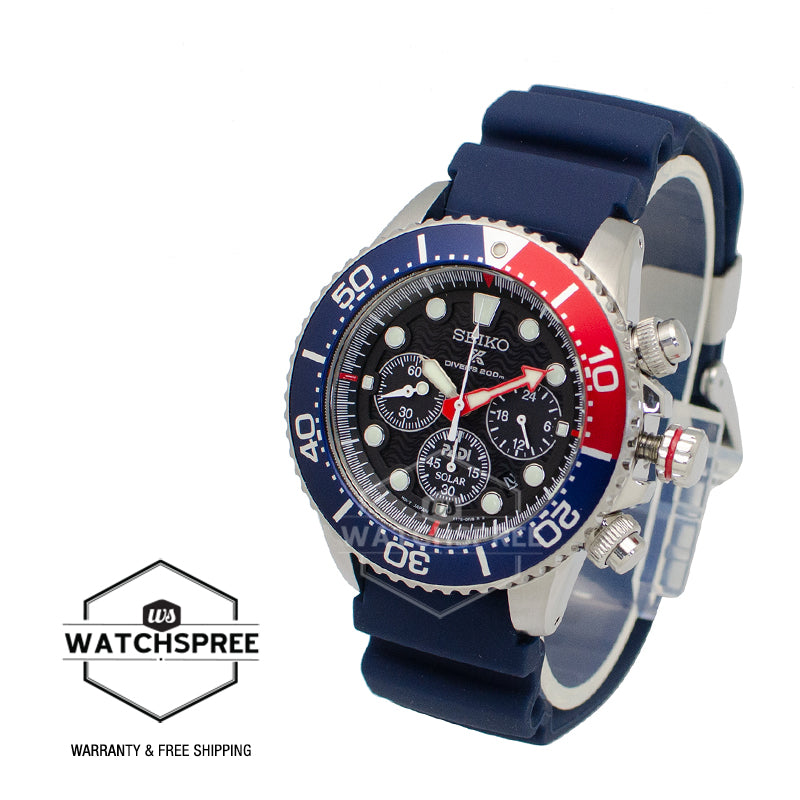 Seiko Prospex and PADI Air Diver Special Edition Blue Silicone Strap Watch SSC663P1 (Not For EU Buyers) (LOCAL BUYERS ONLY)