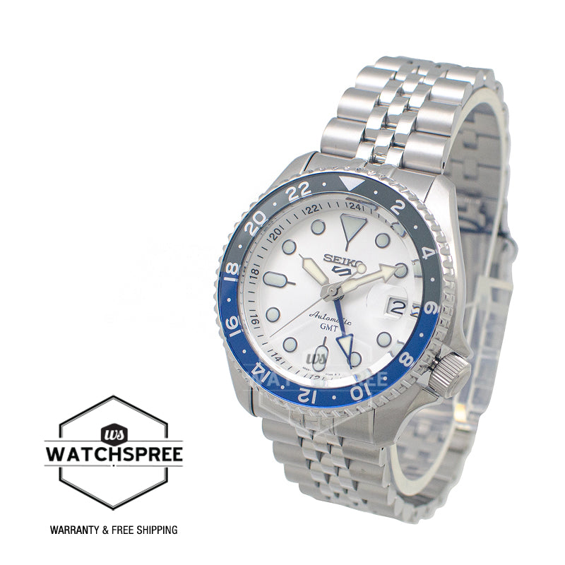 Seiko 5 Sports Automatic GMT SKX Sports Style Stainless Steel Band Watch SSK033K1