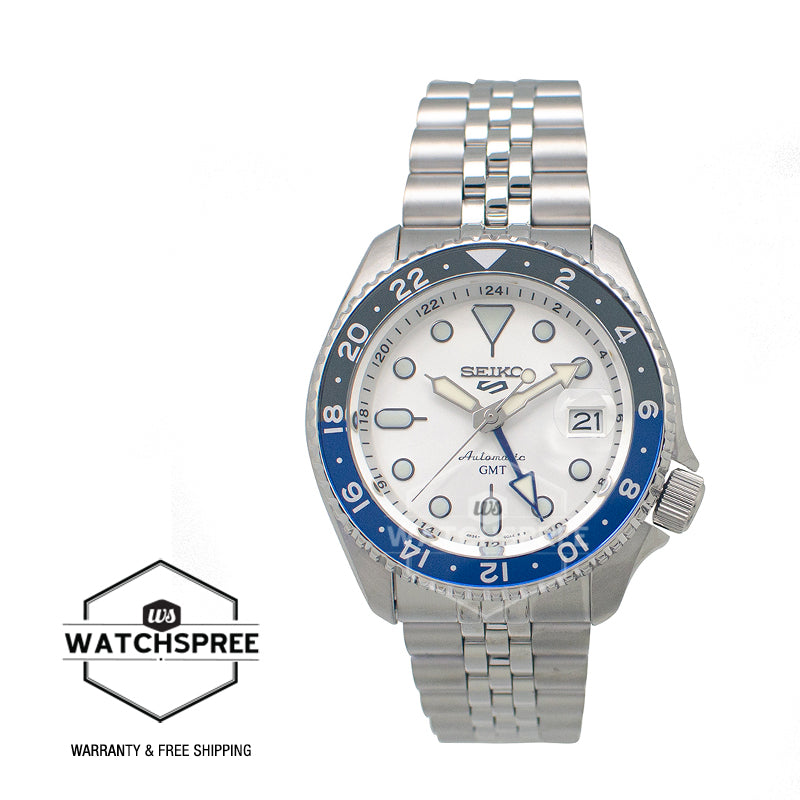 Seiko 5 Sports Automatic GMT SKX Sports Style Stainless Steel Band Watch SSK033K1