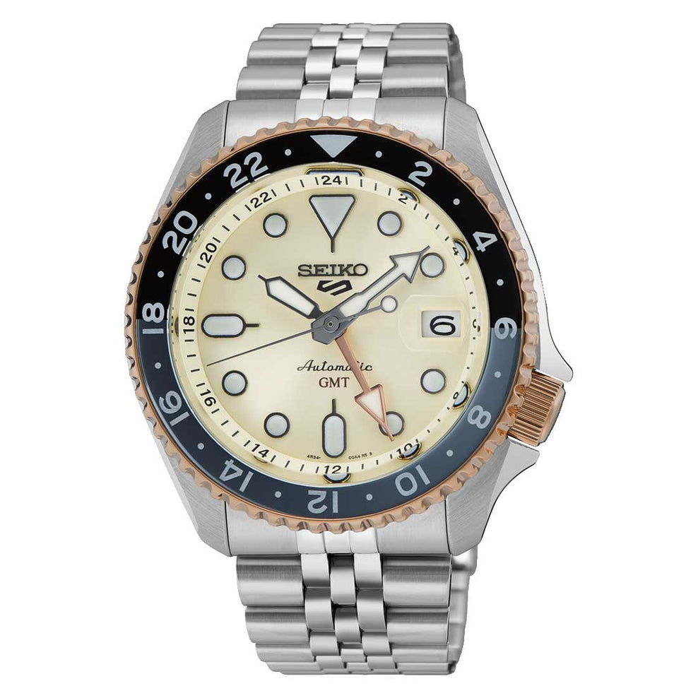 Seiko 5 Sports Automatic GMT SKX Sports Style Stainless Steel Band Watch SSK046K1 (Limited edition of 5,500 pieces)