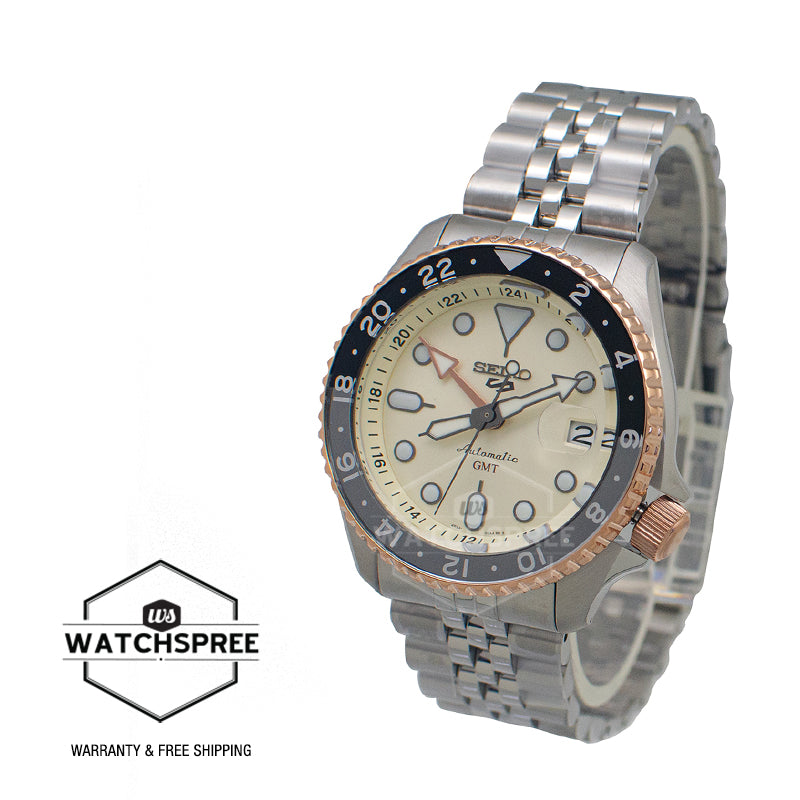 Seiko 5 Sports Automatic GMT SKX Sports Style Stainless Steel Band Watch SSK046K1 (Limited edition of 5,500 pieces)