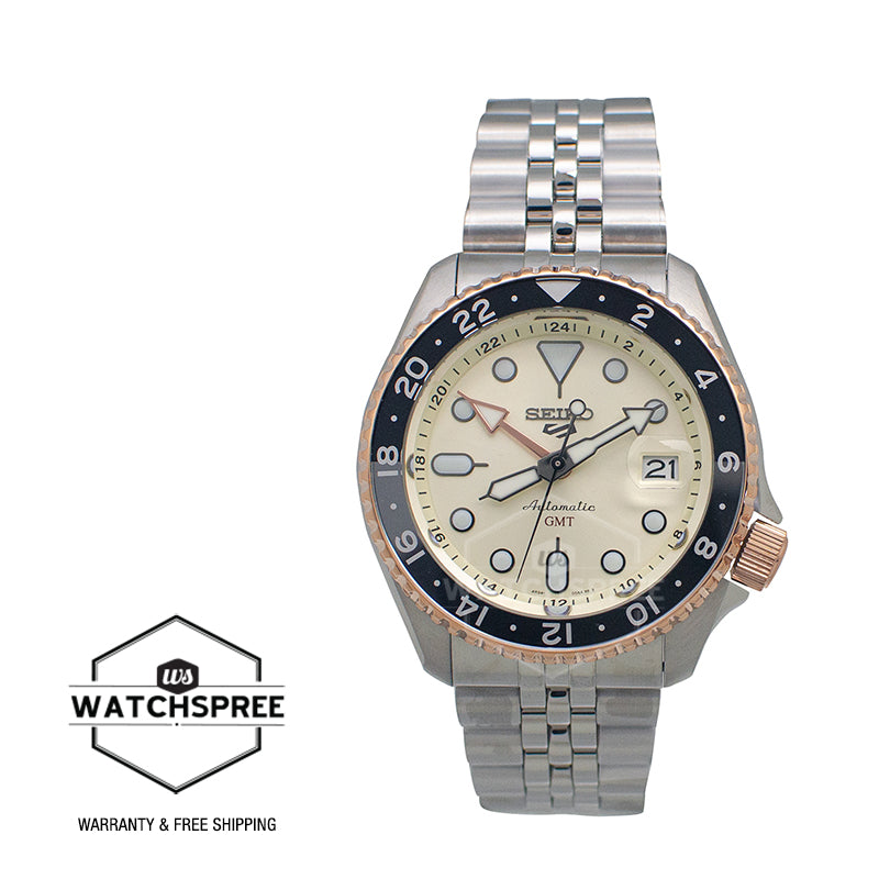 Seiko 5 Sports Automatic GMT SKX Sports Style Stainless Steel Band Watch SSK046K1 (Limited edition of 5,500 pieces)