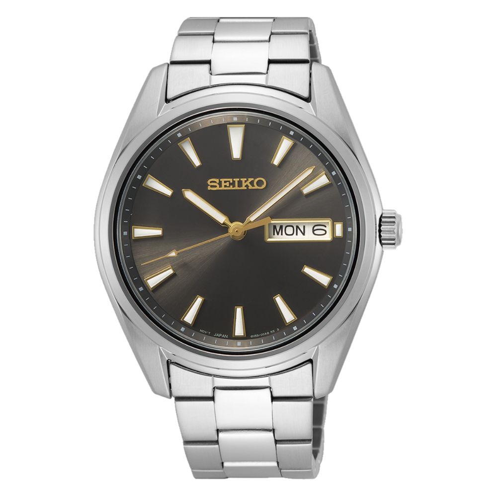 Seiko Classic Quartz Stainless Steel Band Watch SUR343P1