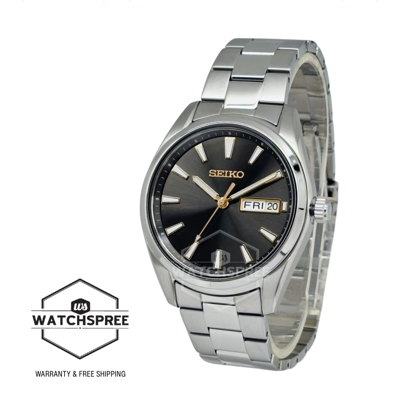 Seiko Classic Quartz Stainless Steel Band Watch SUR343P1