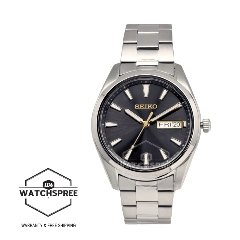 Seiko Classic Quartz Stainless Steel Band Watch SUR343P1