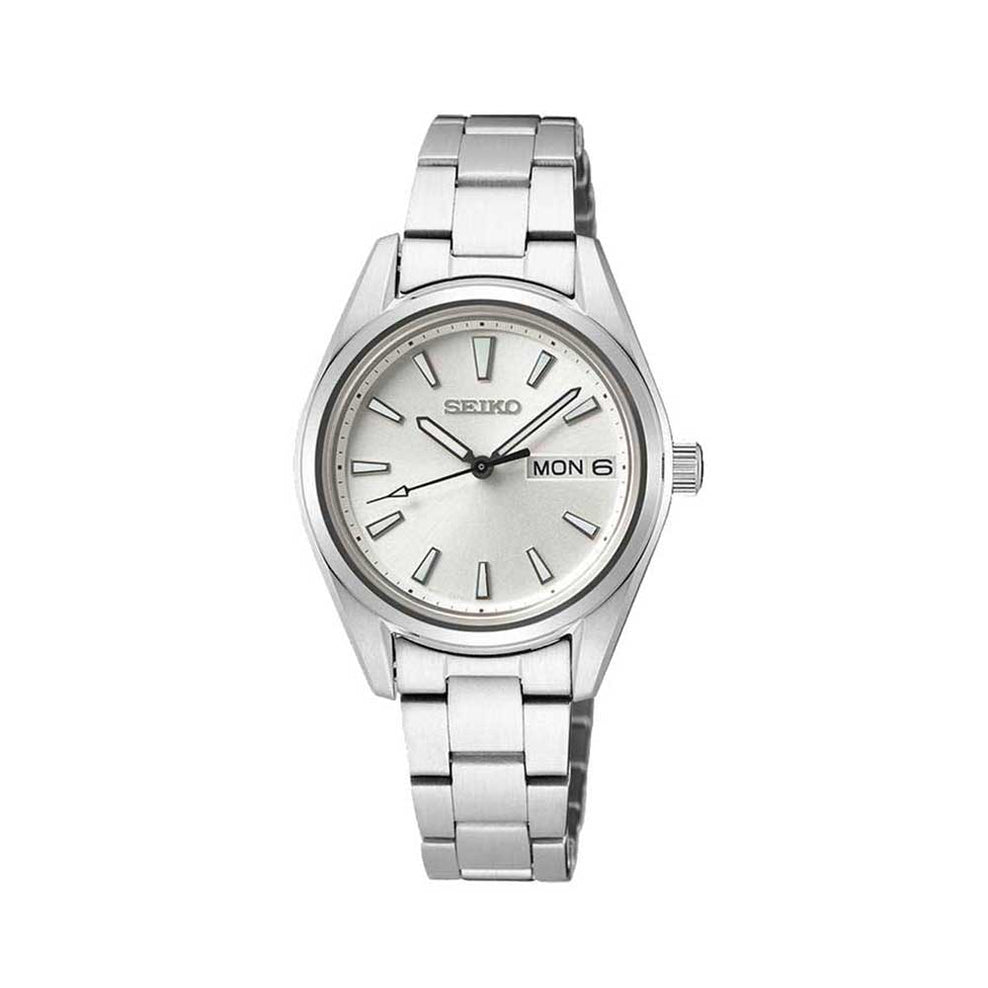Seiko Women's Quartz Stainless Steel Band Watch SUR349P1