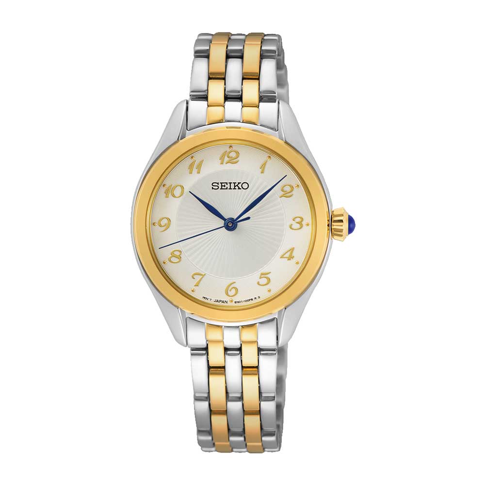 Seiko Ladies' Classic Quartz Two-Tone Stainless Steel Band Watch SUR380P1