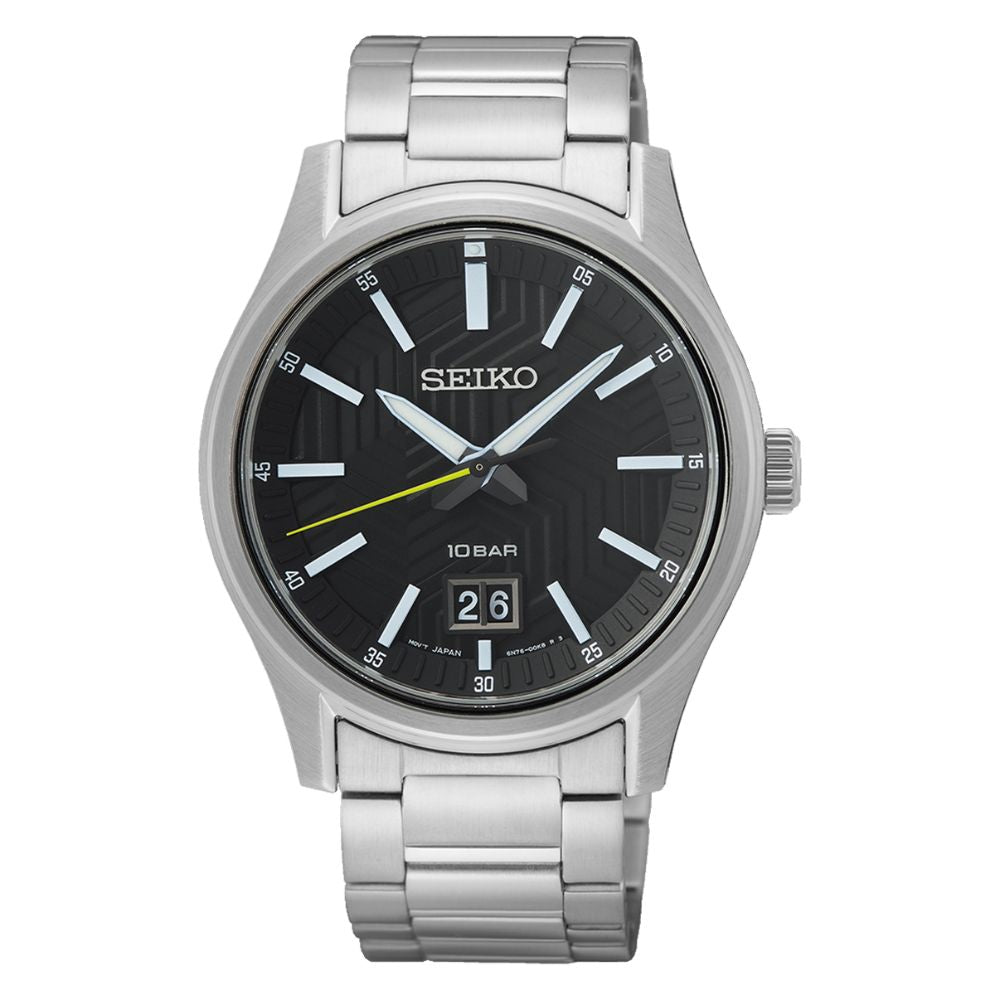 Seiko Quartz Conceptual Regular Stainless Steel Band Watch SUR535P1
