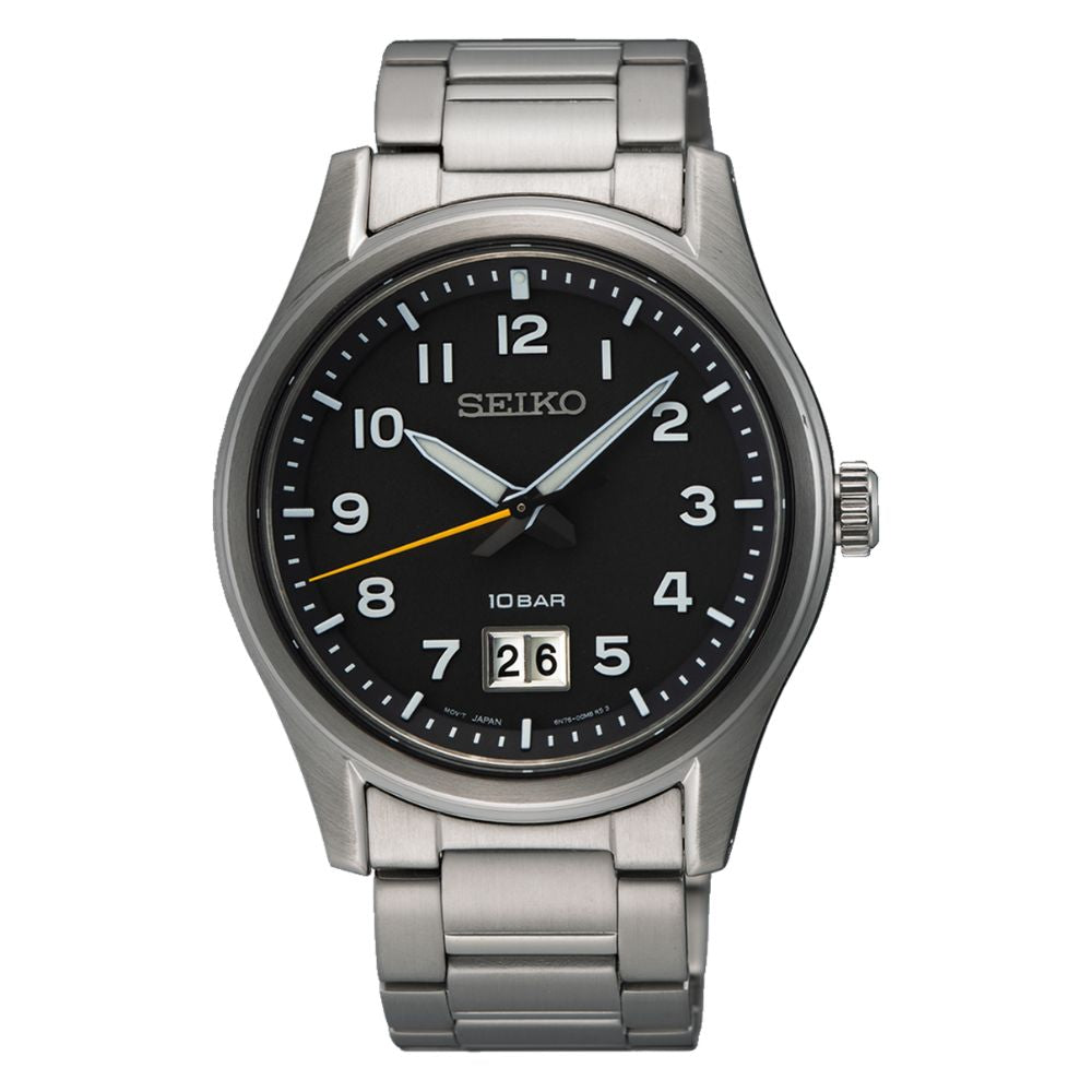 Seiko Quartz Conceptual Regular Stainless Steel Band Watch SUR569P1