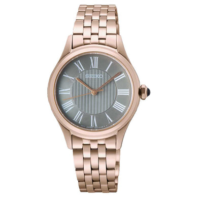Seiko Ladies' Quartz Conceptual Rose Gold Stainless Steel Band Watch SUR614P1