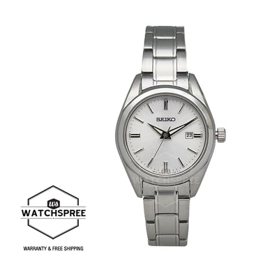 Seiko Ladies' Classic Quartz Stainless Steel Band Watch SUR633P1