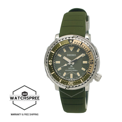 Seiko Women's Prospex Solar Diver's Olive Green Silicone Strap Watch SUT405P1 (LOCAL BUYERS ONLY)