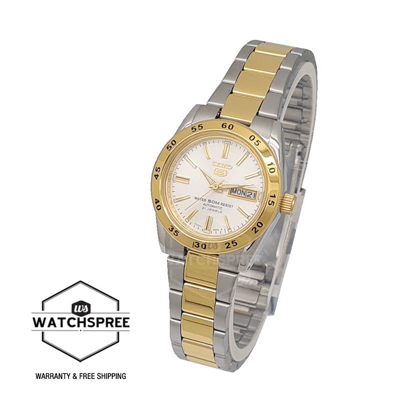Seiko Ladies' 5 Automatic Two-Tone Stainless Steel Band Watch SYMG42K1 (LOCAL BUYERS ONLY)