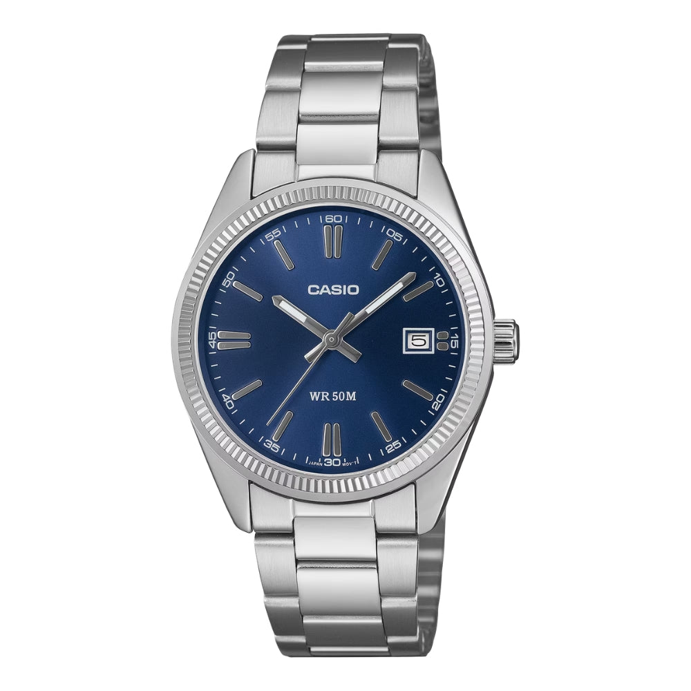 Casio Unisex Analog Stainless Steel Band Watch UTP1302PD-2A1 UTP-1302PD-2A1