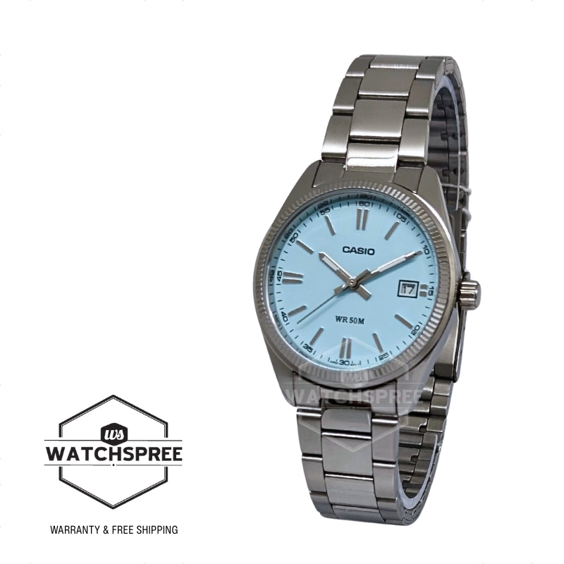 Casio Unisex Analog Stainless Steel Band Watch UTP1302PD-2A2 UTP-1302PD-2A2