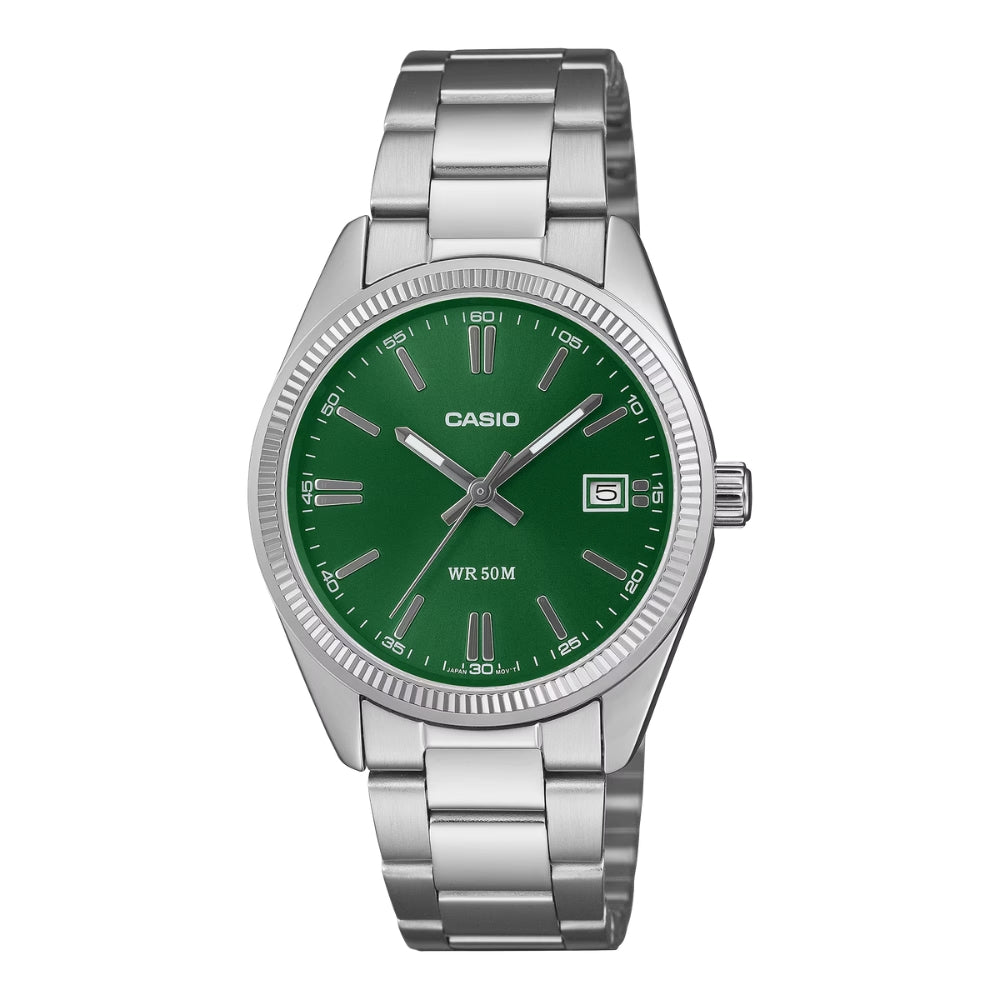 Casio Unisex Analog Stainless Steel Band Watch UTP1302PD-3A1 UTP-1302PD-3A1