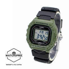 Load image into Gallery viewer, Casio Standard Digital Black Resin Band Watch W218H-3A W-218H-3A
