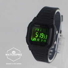 Load image into Gallery viewer, Casio Digital Dual Time Black Resin Band Watch W800H-1B W-800H-1B
