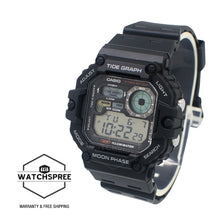 Load image into Gallery viewer, Casio Digital Dual Time Black Resin Band Watch WS1700H-1A WS-1700H-1A
