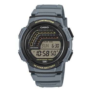 Casio Digital Blue Resin Band Watch WS1800-2A WS-1800-2A