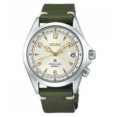 [JDM] Seiko Prospex (Japan Made) Alpinist Automatic Green Leather Strap Watch SBDC093 SBDC093J