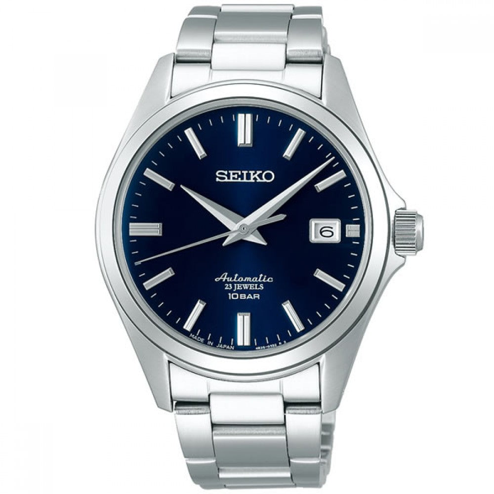 [WatchSpree] Seiko Mechanical (Japan Made) Automatic Silver Stainless Steel Band Watch SZSB013 SZSB013J