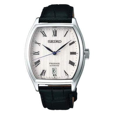 Seiko Presage (Japan Made) Automatic Black Calfskin Leather Strap Watch SRPD05 SRPD05J1 (LOCAL BUYERS ONLY)
