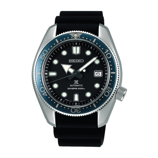 Seiko Prospex (Japan Made) Air Diver's Sea Series Automatic Black Silicone Strap Watch SPB079J1