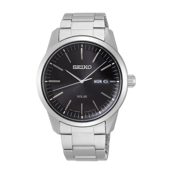 Seiko Solar Silver Stainless Steel Band Watch SNE527P1 | Watchspree