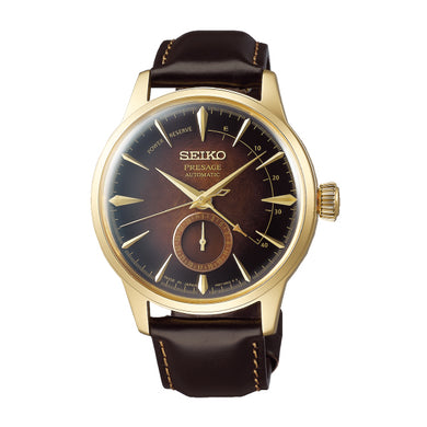 Seiko Presage (Japan Made) Automatic Limited Edition Dark Brown Calfskin Leather Strap Watch SSA392J1 | Watchspree