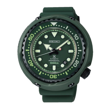 Seiko Prospex (Japan Made) Mobile Suit Gundam 40th Anniversary Limited Edition Automatic Professional Green Silicone Strap Watch SLA029J1 (LOCAL BUYERS ONLY)
