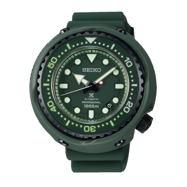 Seiko Prospex (Japan Made) Mobile Suit Gundam 40th Anniversary Limited Edition Automatic Professional Green Silicone Strap Watch SLA029J1 (LOCAL BUYERS ONLY)