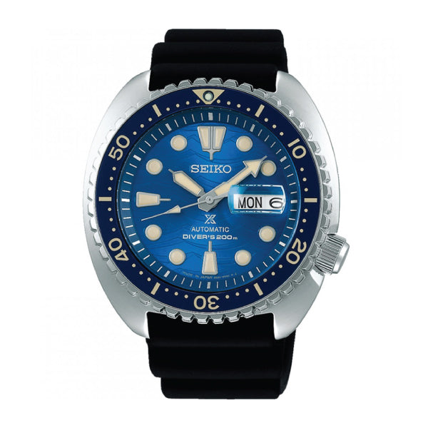 Seiko Prospex (Japan Made) Diver Scuba Save the Ocean Special Edition Black Silicon Strap Watch SBDY047 SBDY047J