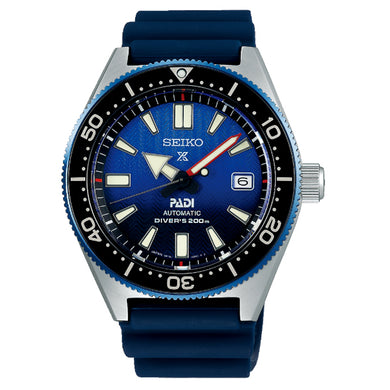 [JDM] Seiko Prospex and PADI (Japan Made) Diver's Automatic Special Edition Blue Silicon Strap Watch SBDC055 SBDC055J