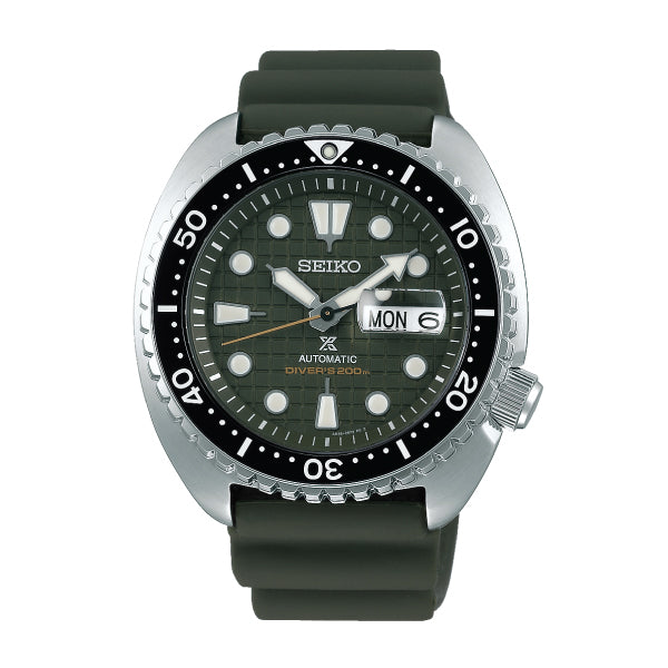 Seiko Prospex Automatic Diver's Grey Silicone Strap Watch SRPE05K1 (LOCAL BUYERS ONLY)