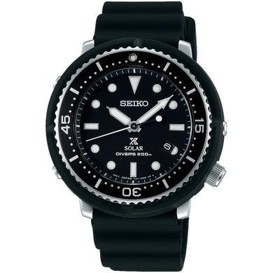 [WatchSpree] Seiko Prospex LOWERCASE Produced Limited Edition Solar Black Silicon Strap Watch STBR007 STBR007J (LOCAL BUYERS ONLY)