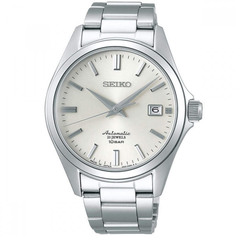 [WatchSpree] Seiko Mechanical (Japan Made) Automatic Silver Stainless Steel Band Watch SZSB011 SZSB011J