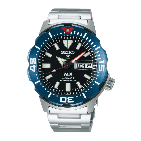 Seiko Prospex and PADI Diver's Automatic Special Edition Silver Stainless Steel Band Watch SRPE27K1 (LOCAL BUYERS ONLY)