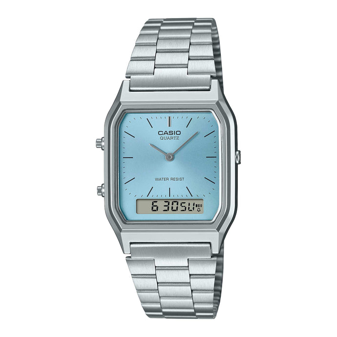 Casio Analog Digital Vintage Series Dual Time Watch AQ230A-2A1 AQ-230A-2A1